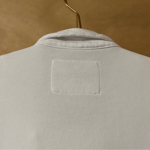 Frank & Eileen | Belfast Sweatshirt Peacoat Jacket Triple Fleece White Size XS - Picture 9 of 12